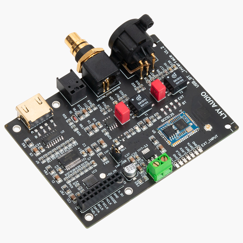 QCC5125 Bluetooth 5.1 Digital Audio Output Board I2S To Coaxial Optical SPDIF AES HDMI USB Interface