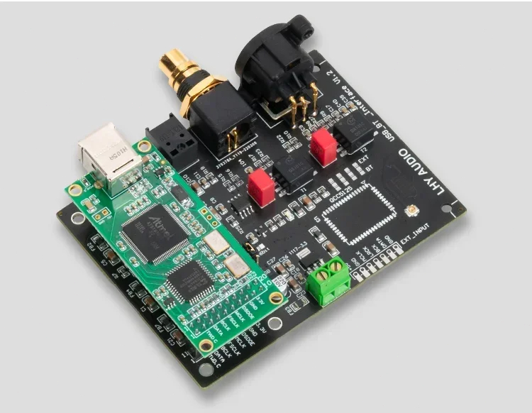 QCC5125 Bluetooth 5.1 Digital Audio Output Board I2S To Coaxial Optical SPDIF AES HDMI USB Interface