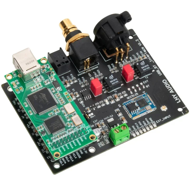 QCC5125 Bluetooth 5.1 Digital Audio Output Board I2S To Coaxial Optical SPDIF AES HDMI USB Interface