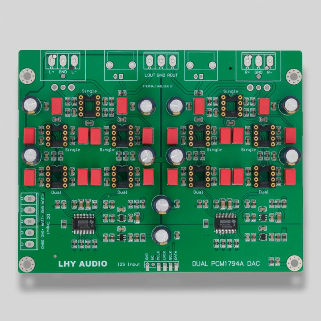 Dual PCM1794A x2 DAC Balanced Decoding Board USB Coaxial HiFi DIY kit 24Bit 192K
