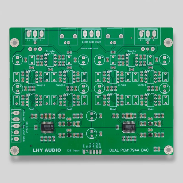 Dual PCM1794A x2 DAC Balanced Decoding Board USB Coaxial HiFi DIY kit 24Bit 192K