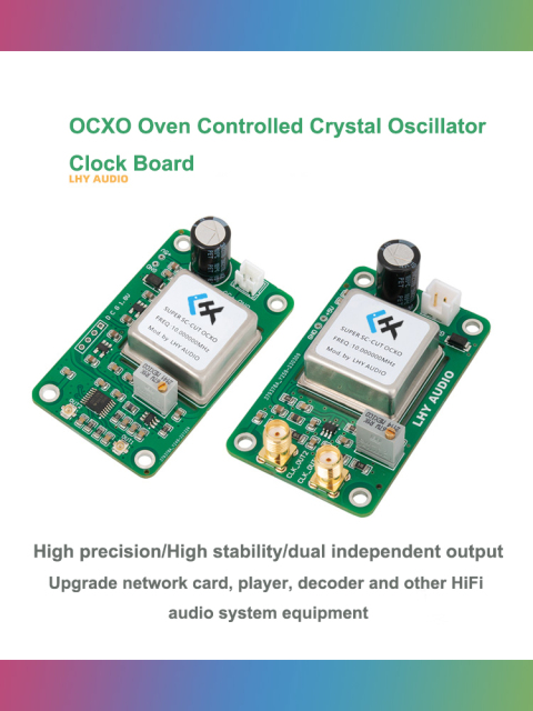 Upgrade Squarewave 10MHz 25MHz Two-channel Output OCXO Oven Controlled Crystal Oscillator Clock Board