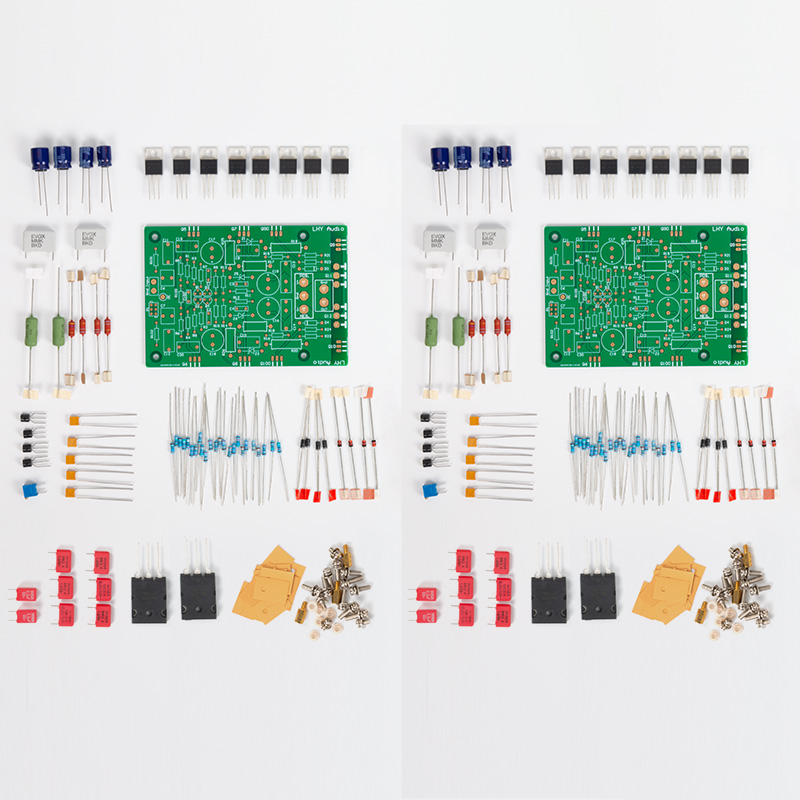 Copy NHB-108 150W Power Amplifier DIY Board / Kit Amplifier Circuit Without Negative Feedback