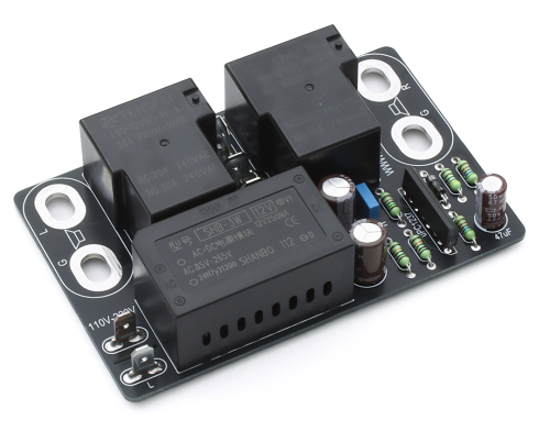 Assembeld Stereo amplifier speaker protection board (110V-240V)