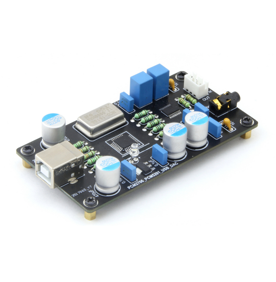 Assembeld PCM2706 + PCM5102A USB Sound card  HI-FI level USB-DAC board