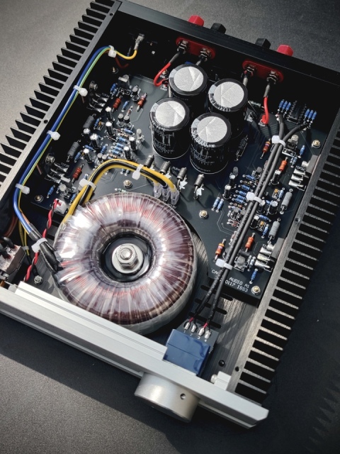Finished Hifi Pure Class A Stereo Power amplifier 25W +25W base on UK MUSICAL FIDELITY A1 circuit