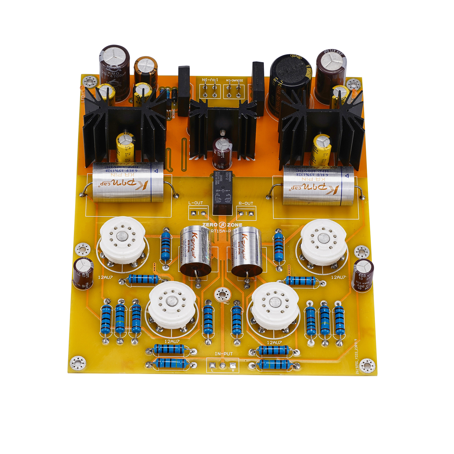 Hifi PRT-15A Stereo Tube preamplifier kit/ board base on Rogue99 preamp circuit (No Tubes)