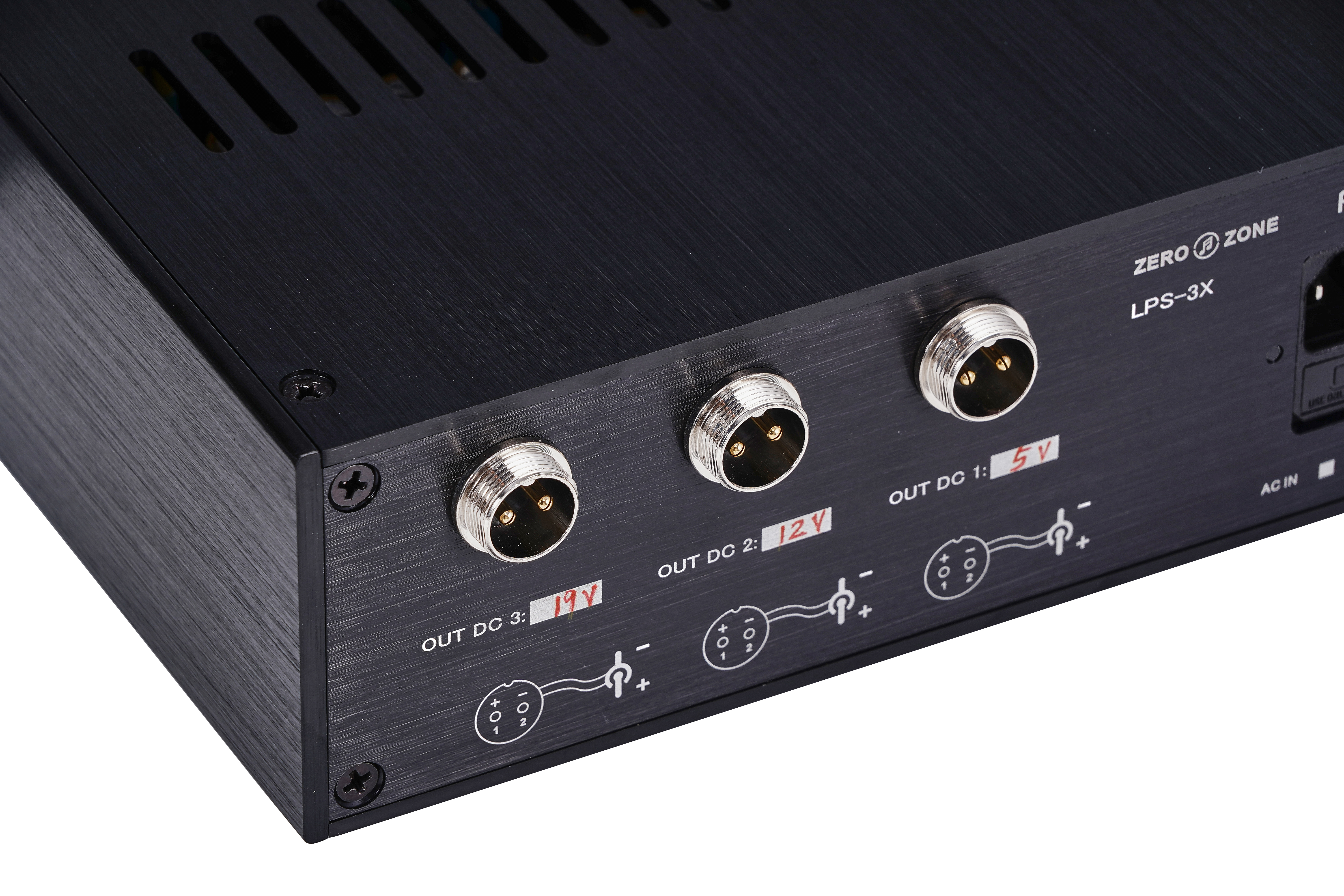 Hiend ZERO-ZONE 3 way Ultra Low Noise Linear Power supply DC5V-DC25V all kinds voltage LPS-3X LPS for Audio