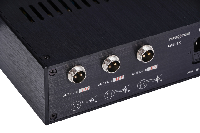 Hiend ZERO-ZONE 3 way Ultra Low Noise Linear Power supply DC5V-DC25V all kinds voltage LPS-3X LPS for Audio
