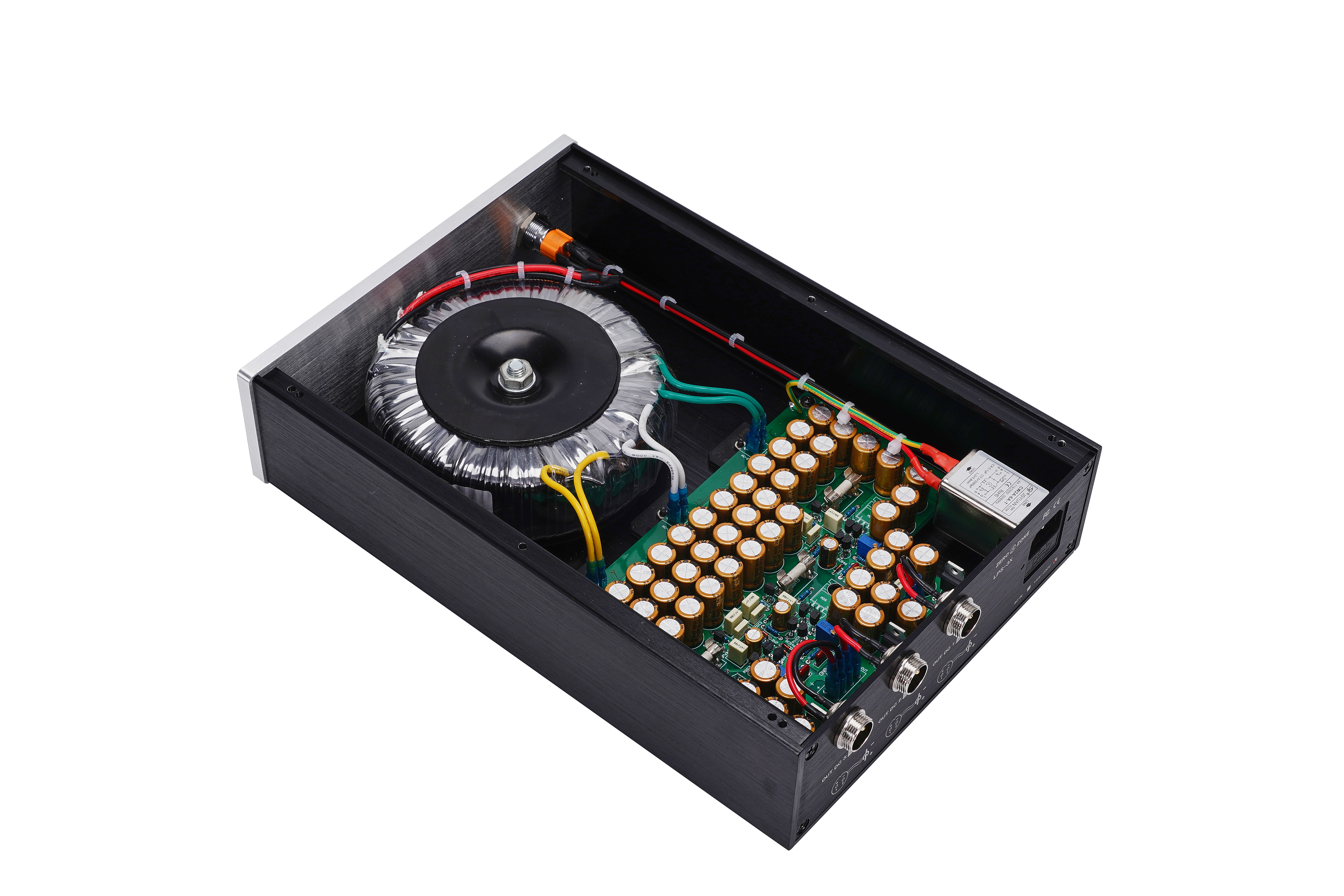 Hiend ZERO-ZONE 3 way Ultra Low Noise Linear Power supply DC5V-DC25V all kinds voltage LPS-3X LPS for Audio