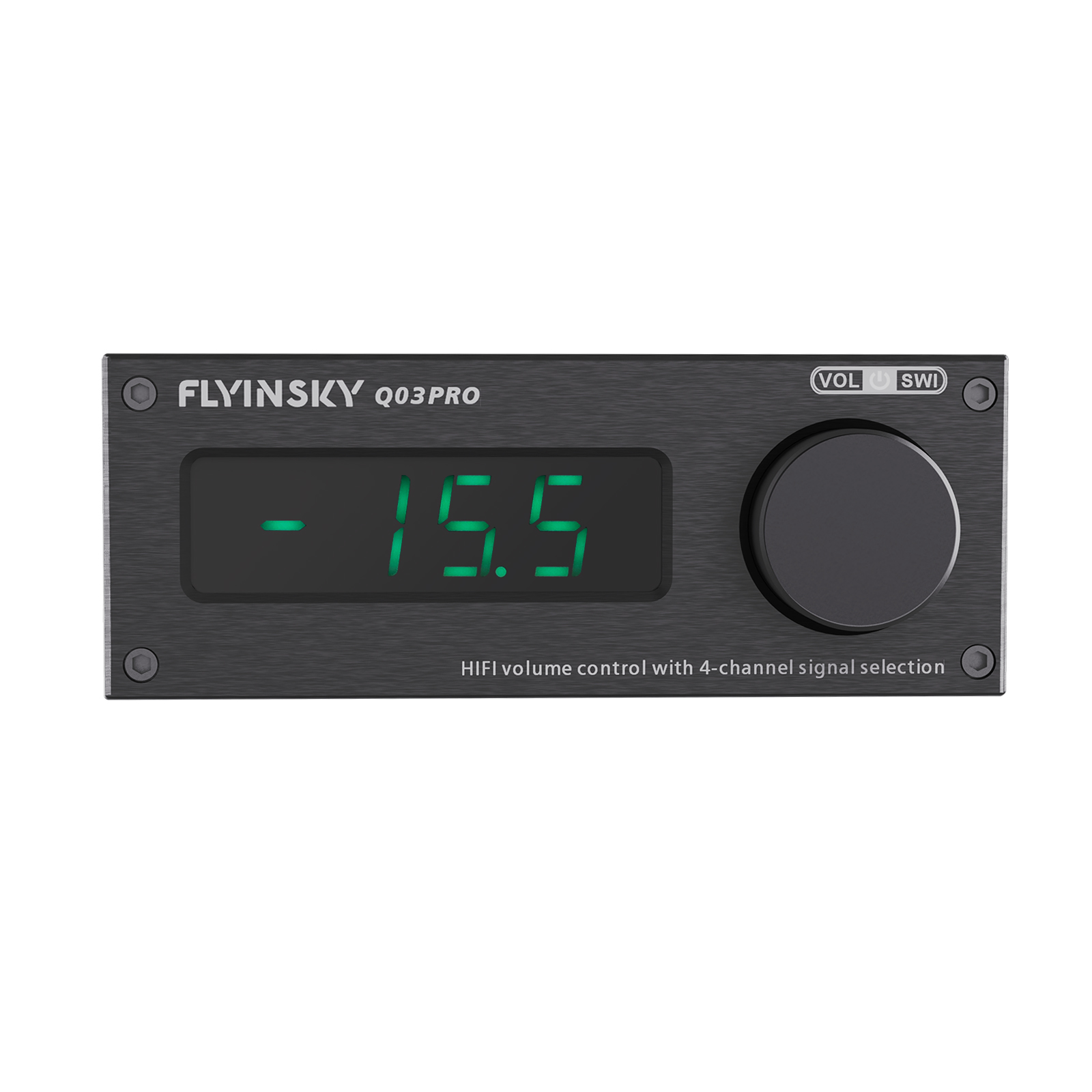 Q03-Pro Hifi CS3310 remote Preamplifier Stereo Volume controller 4 way inputs preamp