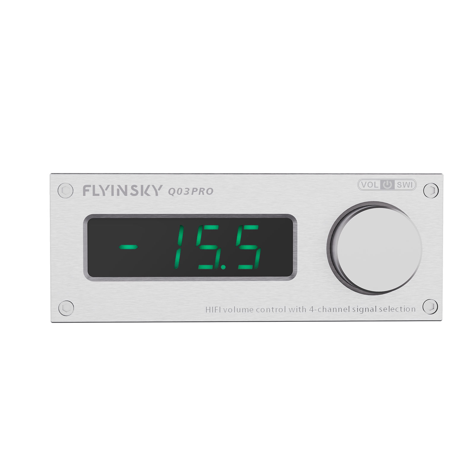 Q03-Pro Hifi CS3310 remote Preamplifier Stereo Volume controller 4 way inputs preamp