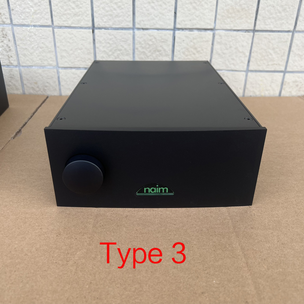 Clone Naim Split Power Amplifier aluminum chassis / preamp box / MM/MC Amplifier Case  210mm*90mm*320mm