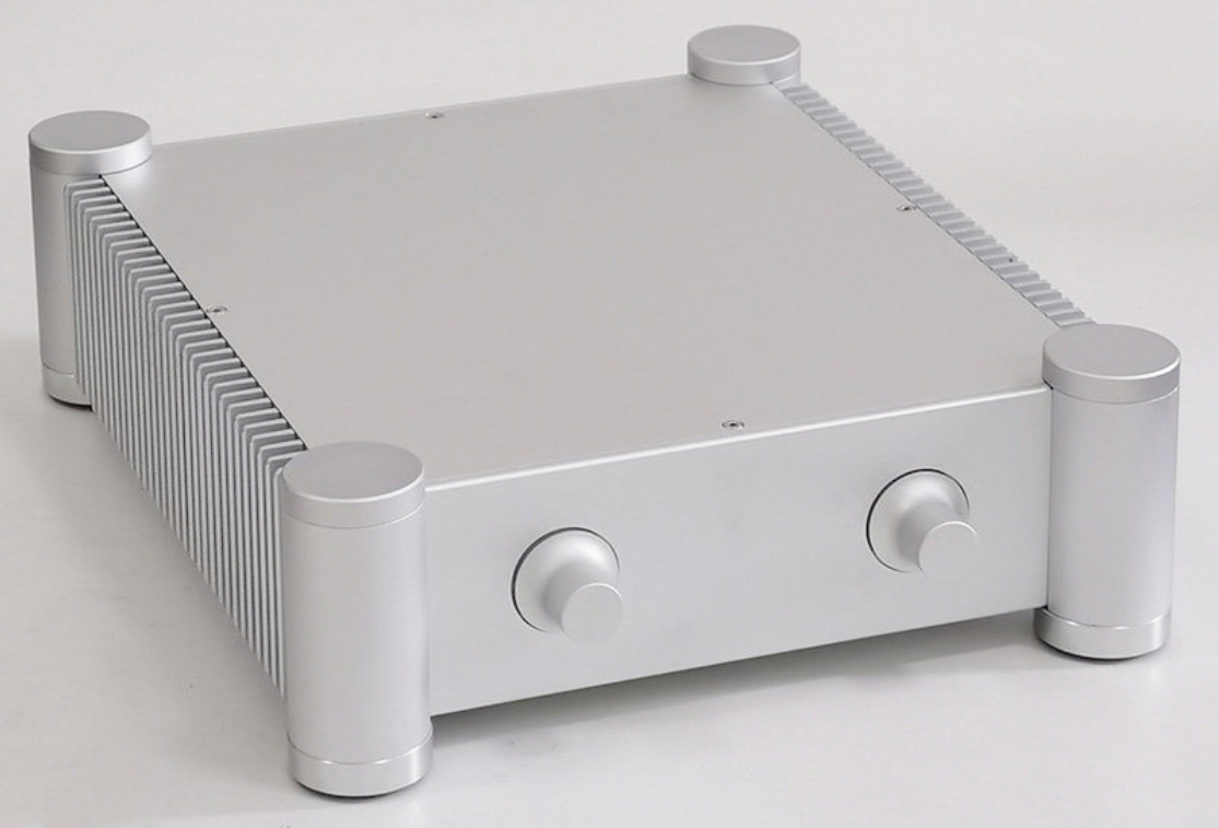 Aluminum RD2607 Rounded Corner Series Power Amplifier Chassis DIY power supply case 260mm*86mm*311mm