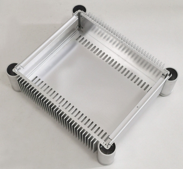 Aluminum RD2607 Rounded Corner Series Power Amplifier Chassis DIY power supply case 260mm*86mm*311mm