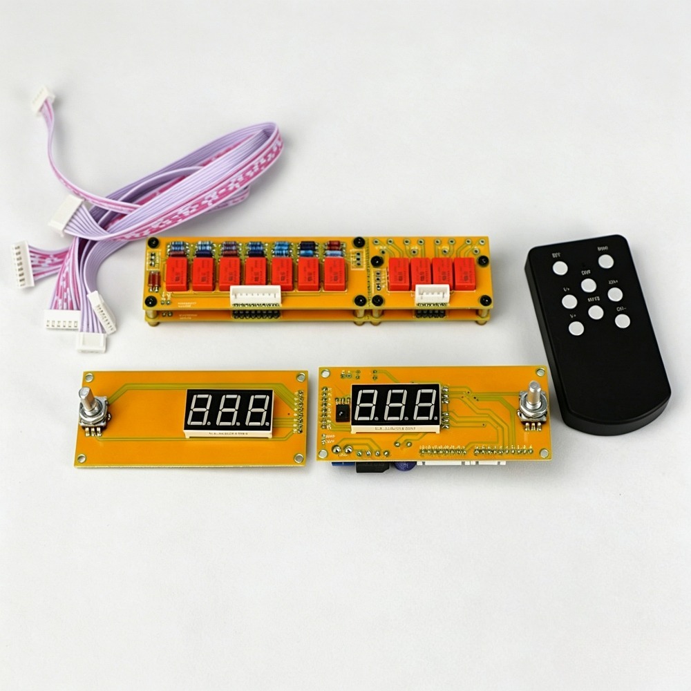 Balanced Version JV15 128 Steps Relay Remote Volume Controller + Dual Display