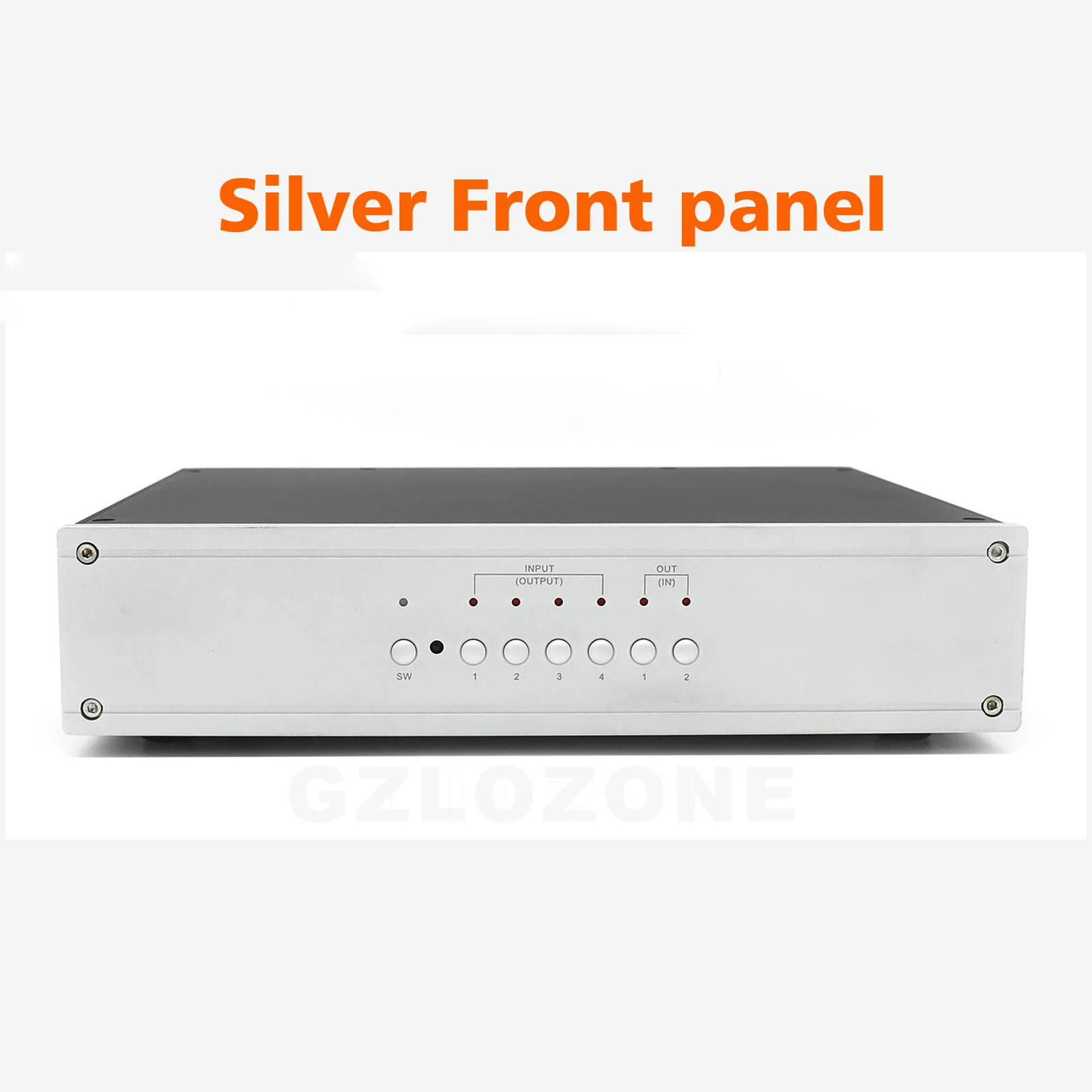 Hiend Version Remote Select Speaker Switcher/Amplifier Switcher 4 IN 2 OUT With Tube Amplifier Protection