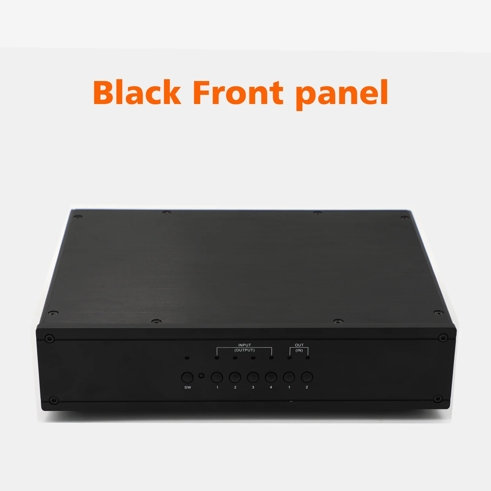 Hiend Version Remote Select Speaker Switcher/Amplifier Switcher 4 IN 2 OUT With Tube Amplifier Protection