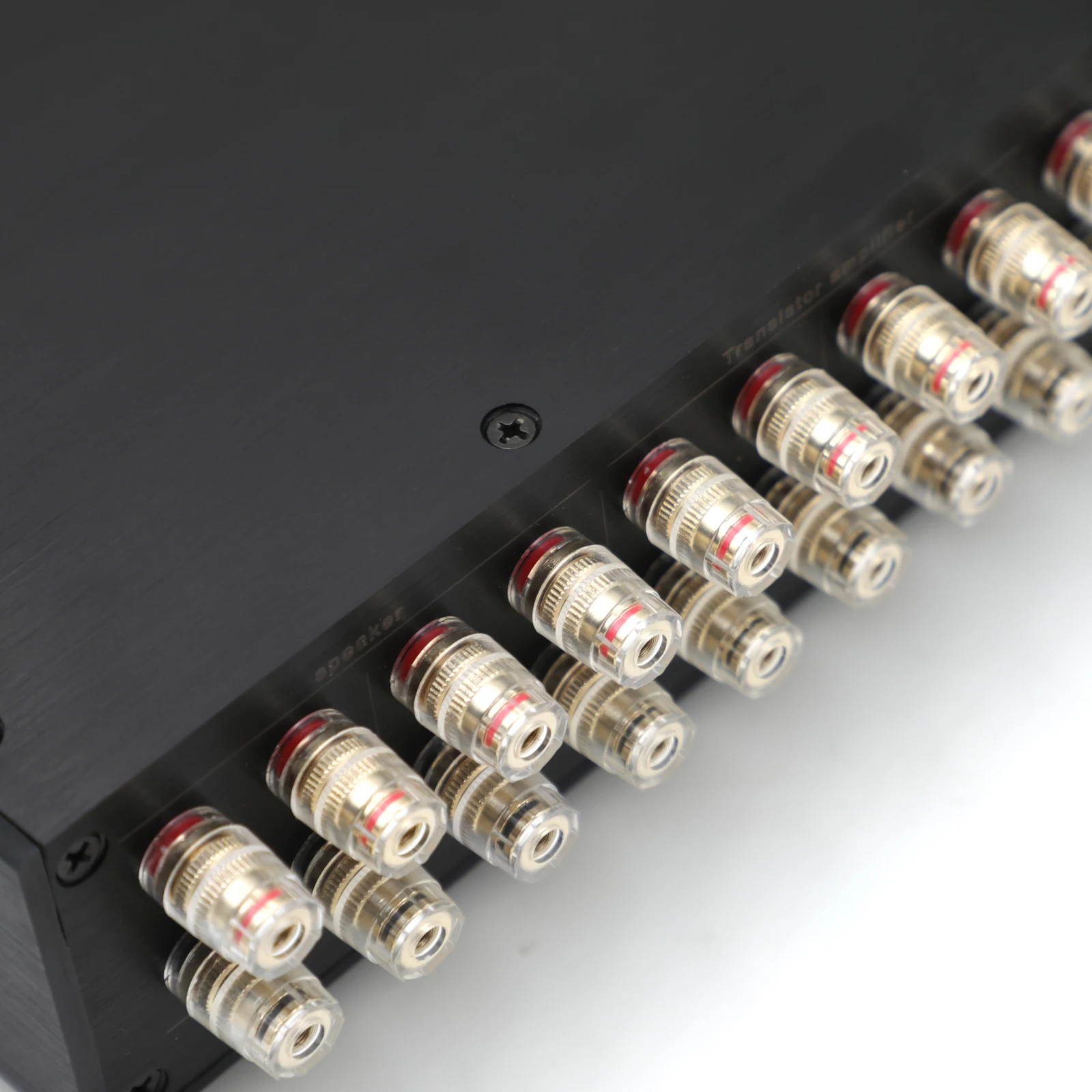 Hiend Version Remote Select Speaker Switcher/Amplifier Switcher 4 IN 2 OUT With Tube Amplifier Protection