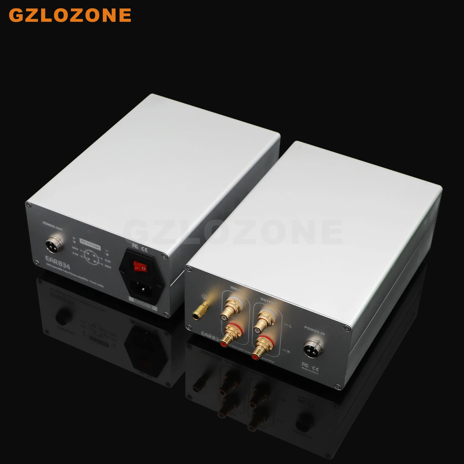 HIFI Split Type-MM ECC83 Tube Phono Amplifier Base On EAR834 With Volume Control