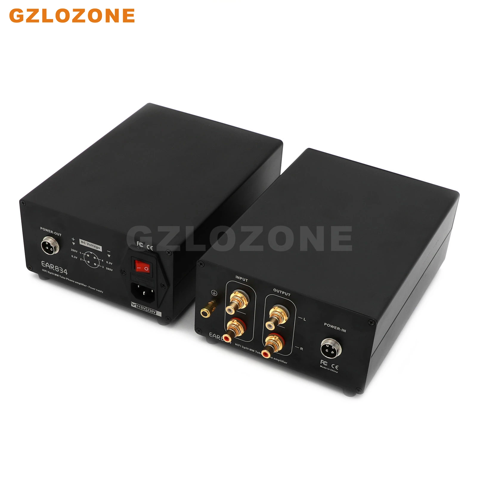 HIFI Split Type-MM ECC83 Tube Phono Amplifier Base On EAR834 With Volume Control