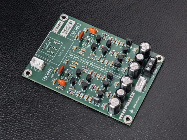 Hifi discrete field-effect transistor preamplifier board. base on the Marantz HDAM preamp circuit