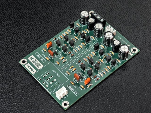 Hifi discrete field-effect transistor preamplifier board. base on the Marantz HDAM preamp circuit