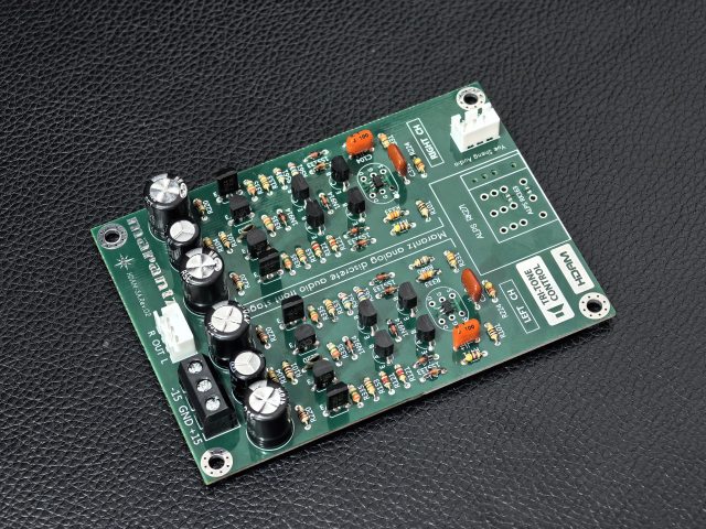 Hifi discrete field-effect transistor preamplifier board. base on the Marantz HDAM preamp circuit