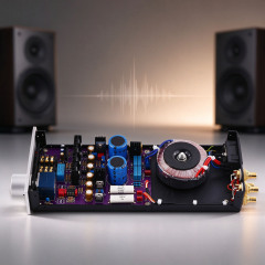 Hi-Fi LEM Audiophile Headphone Amp OPA2134 Class A Headphone amplifier Preamp base on Germany Lehmann amp
