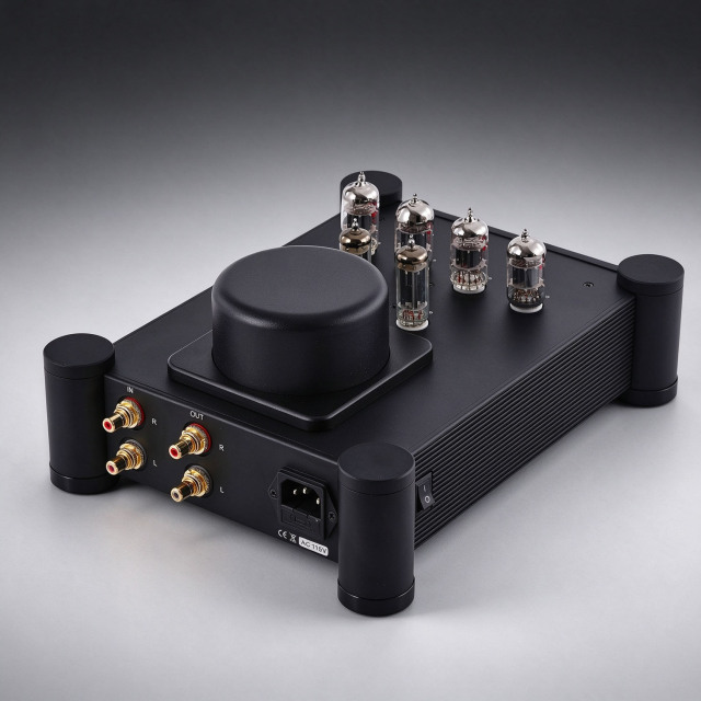HiFi Tube Preamplifier Hetian Mao SRPP Vacuum Tube Preamp for Audiophile System