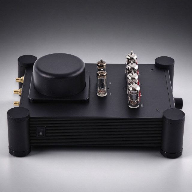 HiFi Tube Preamplifier Hetian Mao SRPP Vacuum Tube Preamp for Audiophile System