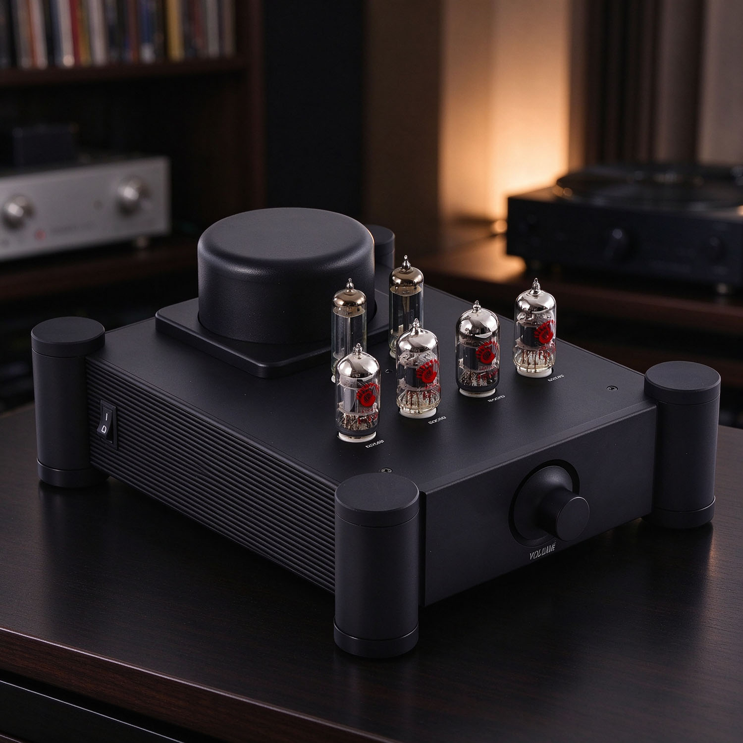 HiFi Tube Preamplifier Hetian Mao SRPP Vacuum Tube Preamp for Audiophile System
