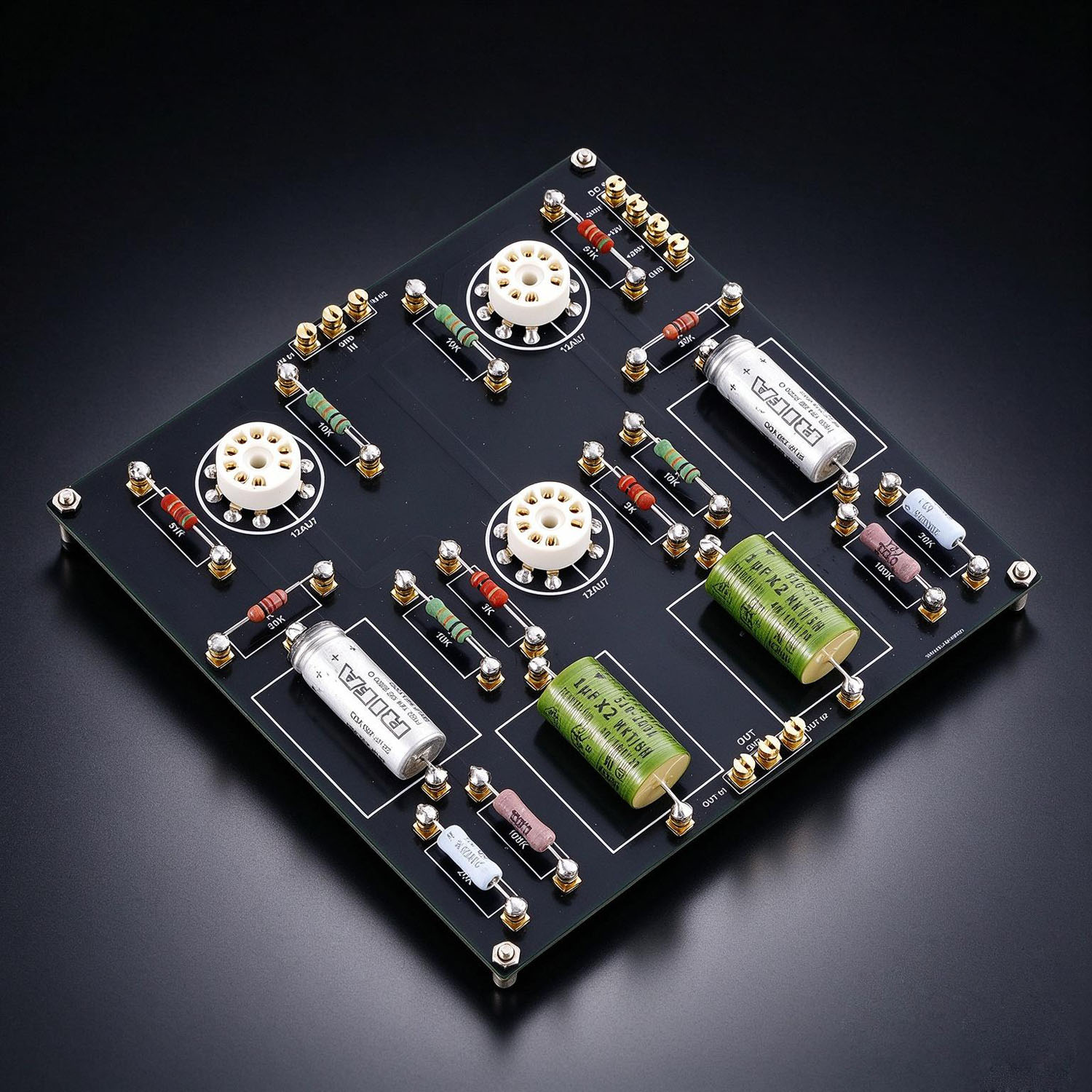 Hi end Ground Grid Preamp GG Tube Preamplifier Board With Power Supply Board Hi end Ground Grid Preamp GG Tube Preamplifier Board With Power Supply Board