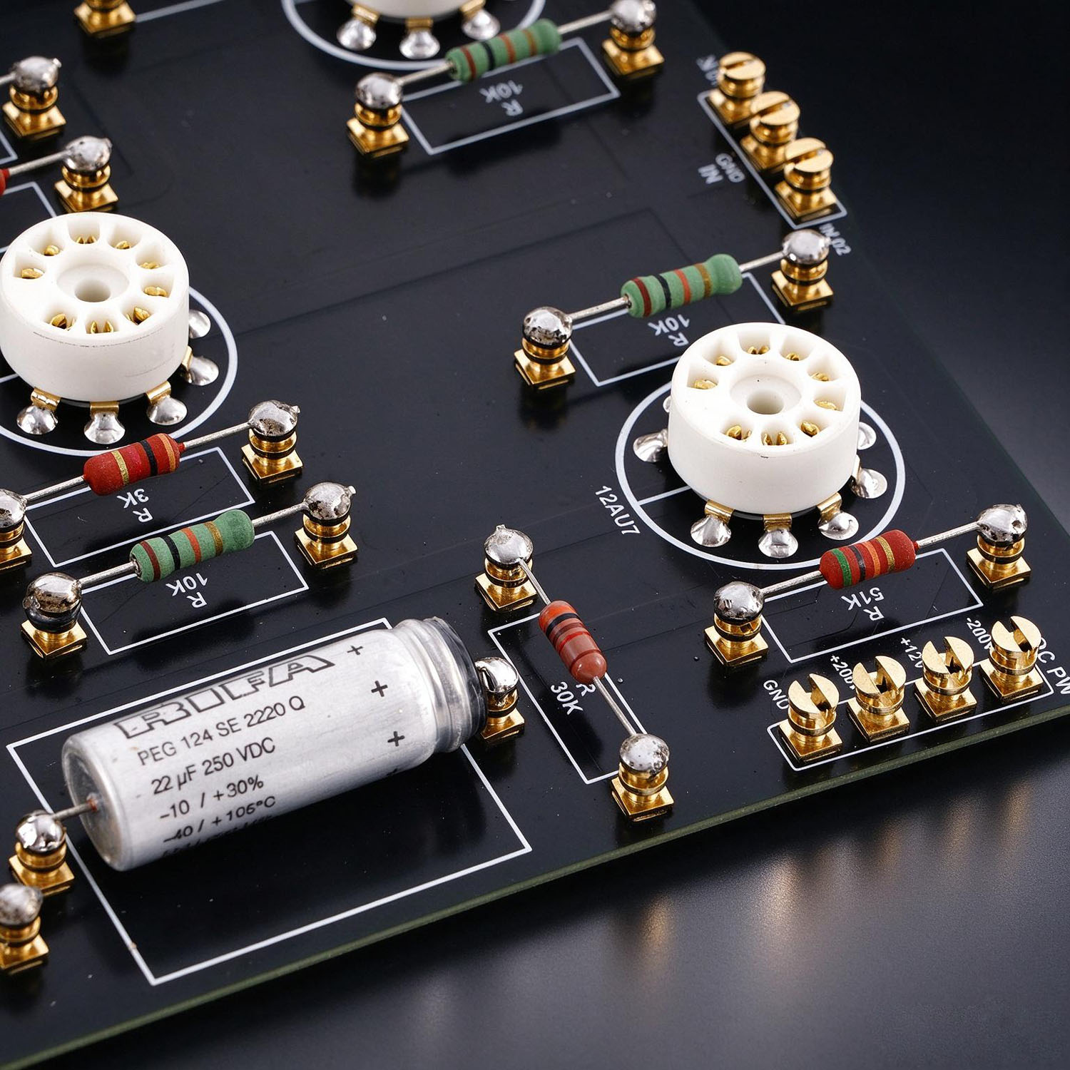 Hi end Ground Grid Preamp GG Tube Preamplifier Board With Power Supply Board Hi end Ground Grid Preamp GG Tube Preamplifier Board With Power Supply Board