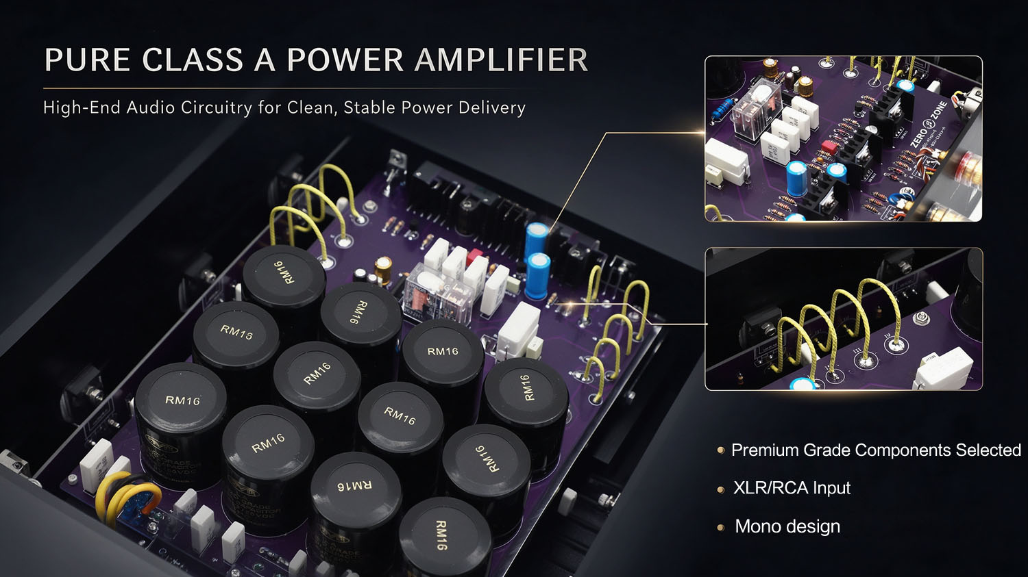 HI-END PASS A5 Mono Pure Class A Power Amplifier 60W Amplifier Base On Pass Labs Aleph-5 Support XLR /RCA Input