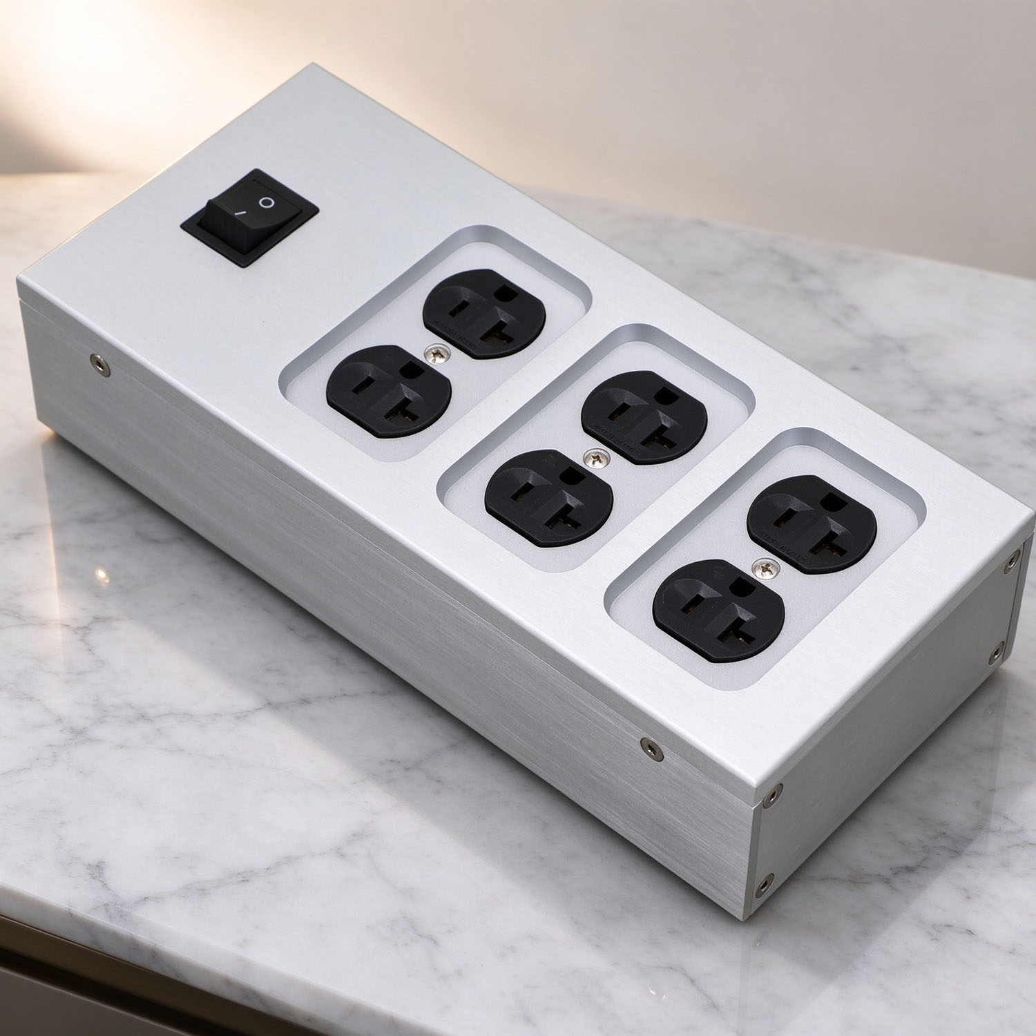 Hifi US Standard Power Strip 6-Outlets AC Power Socket For Audio