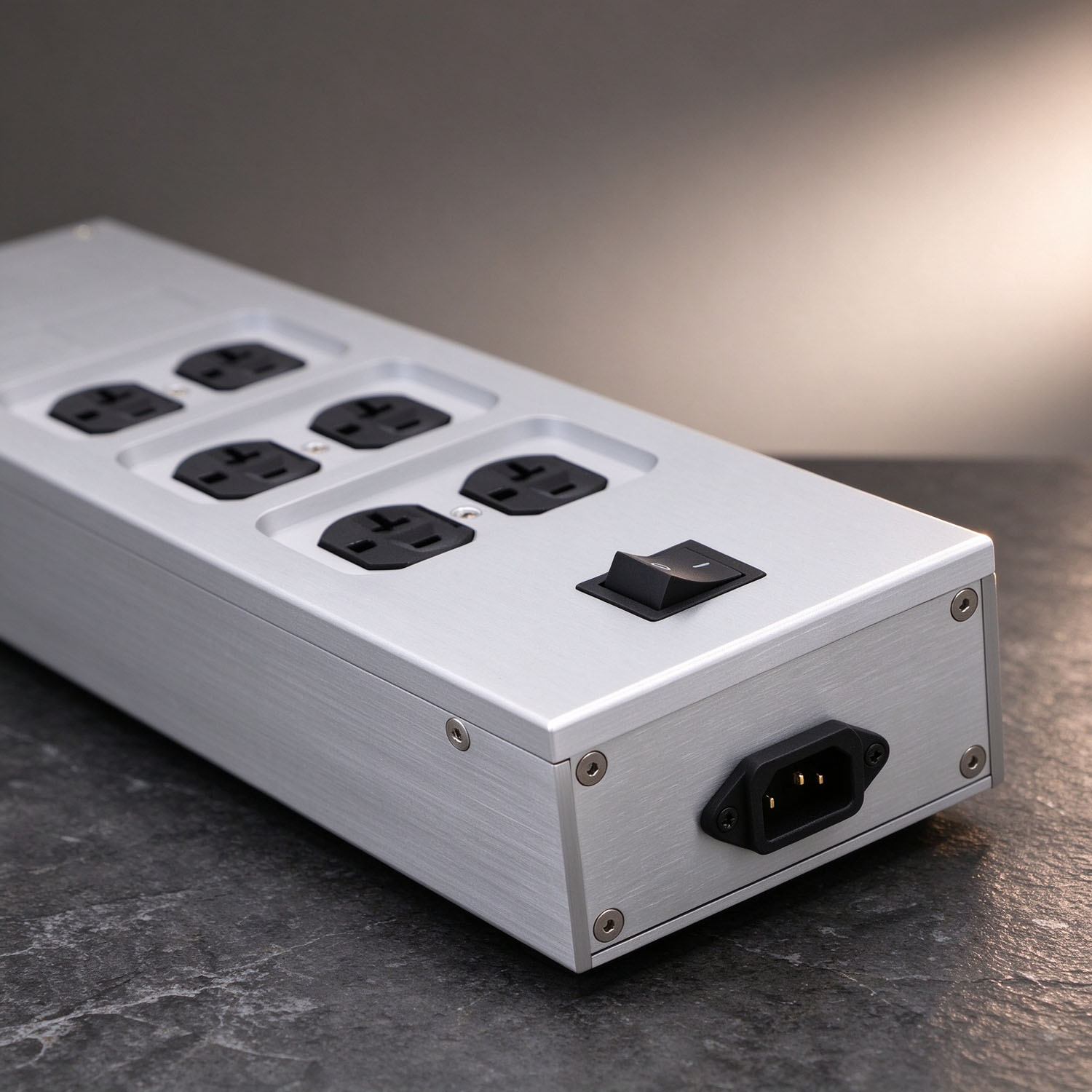 Hifi US Standard Power Strip 6-Outlets AC Power Socket For Audio