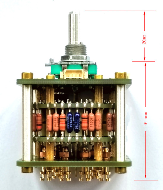 Hiend Remote control Relay potentiometer Stereo 50K Audio volume pot + display