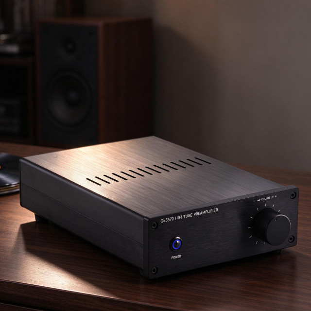 Hifi GE5670 Vacuum Tube Preamplifier Audiophile Preamp base on Matisse Tube preamp circuit
