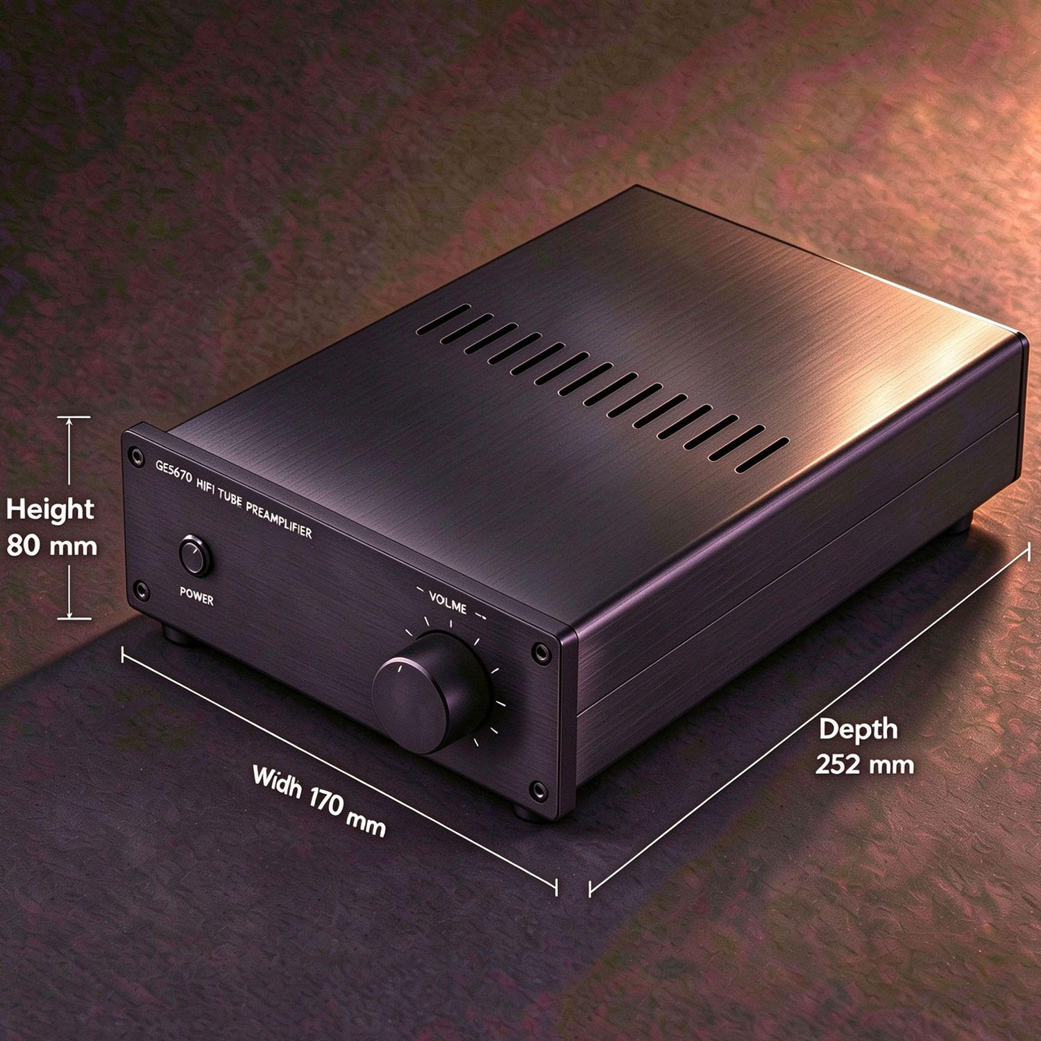 Hifi GE5670 Vacuum Tube Preamplifier Audiophile Preamp base on Matisse Tube preamp circuit