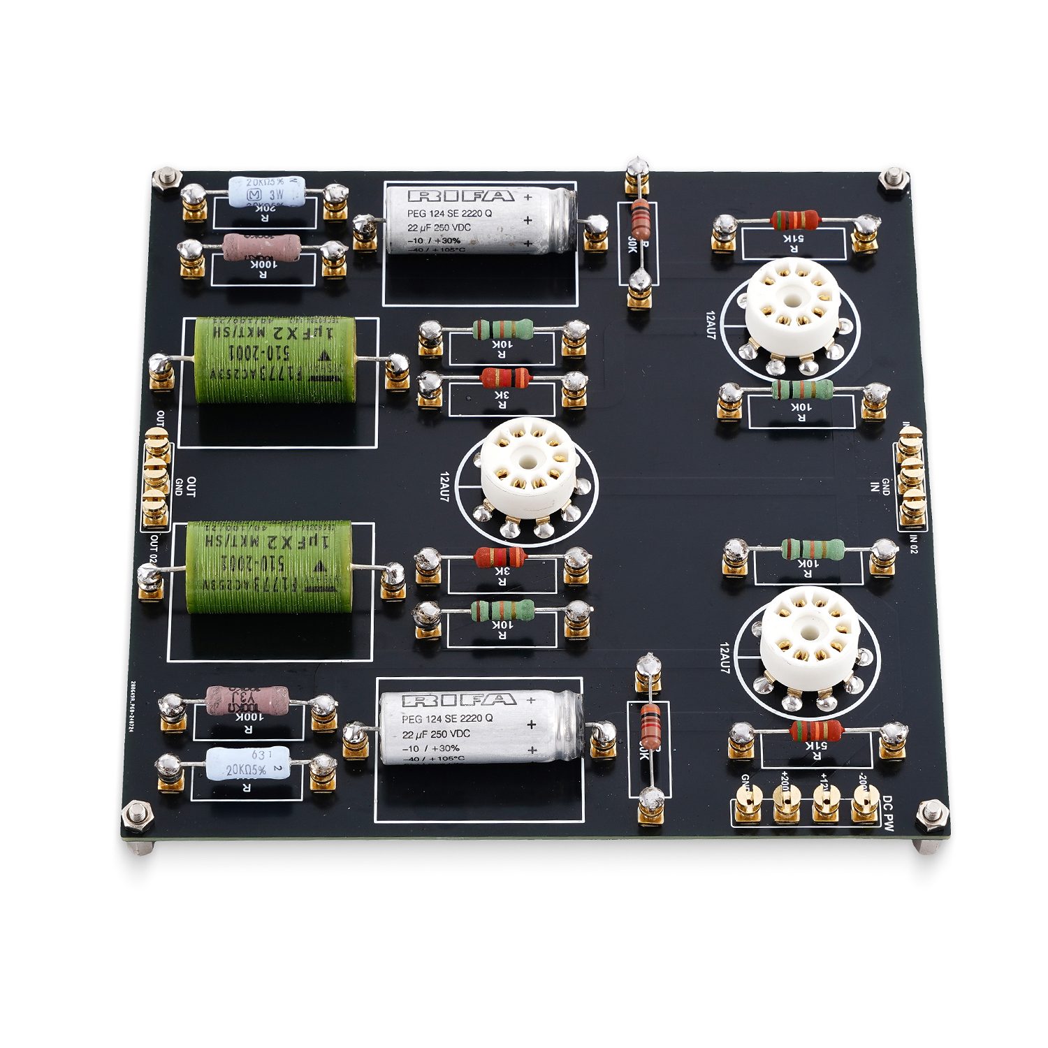 Hi end Ground Grid Preamp GG Tube Preamplifier Board With Power Supply Board Hi end Ground Grid Preamp GG Tube Preamplifier Board With Power Supply Board