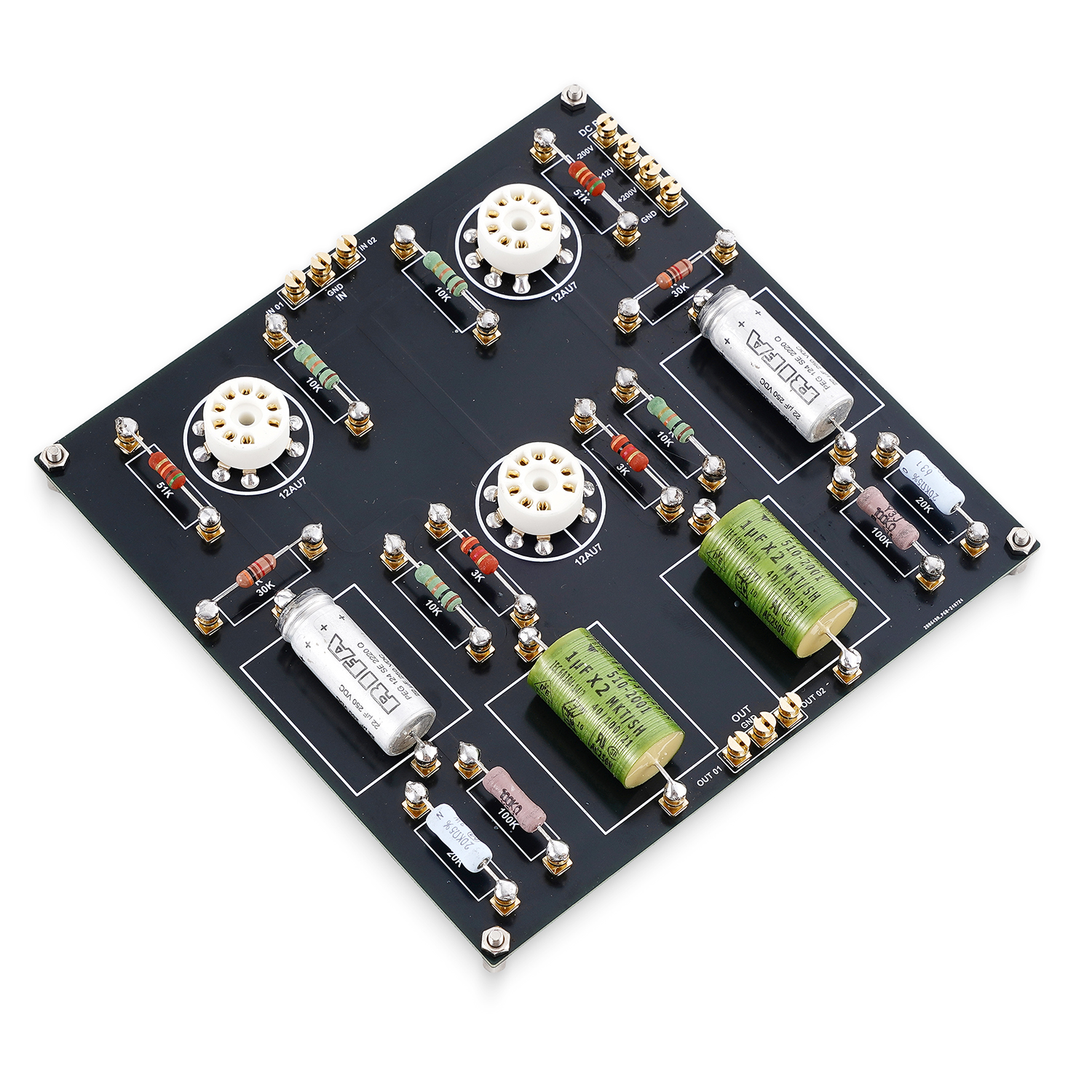 Hi end Ground Grid Preamp GG Tube Preamplifier Board With Power Supply Board Hi end Ground Grid Preamp GG Tube Preamplifier Board With Power Supply Board
