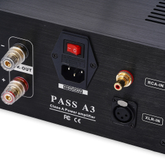 30W Mono Pure Class A 30W Power amplifier Base On Pass Labs Aleph-3 with VU head