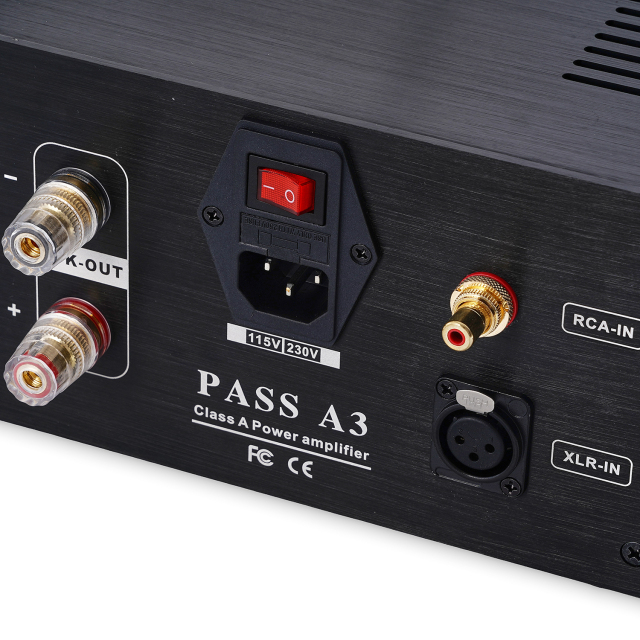 30W Mono Pure Class A 30W Power amplifier Base On Pass Labs Aleph-3 with VU head