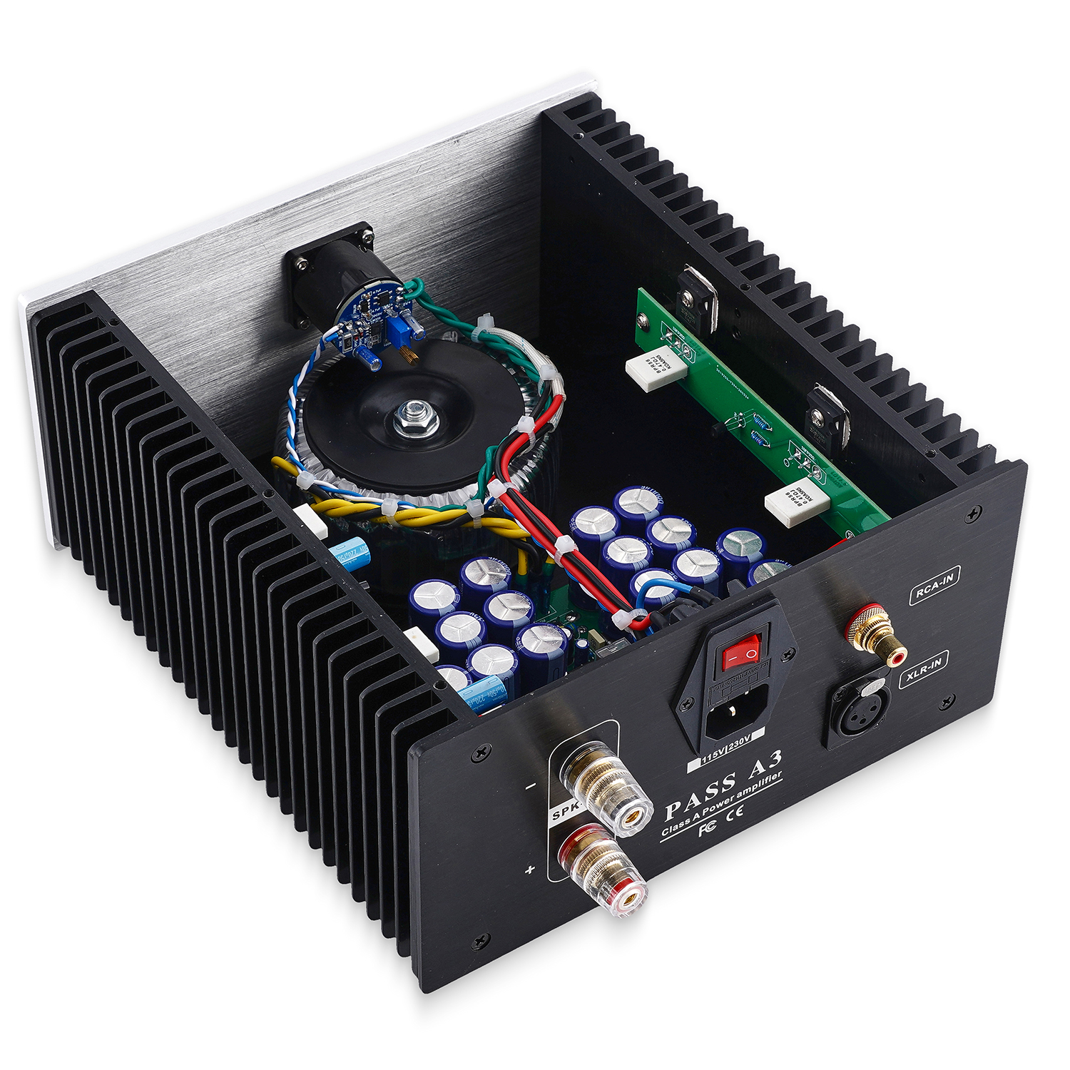30W Mono Pure Class A 30W Power amplifier Base On Pass Labs Aleph-3 with VU head