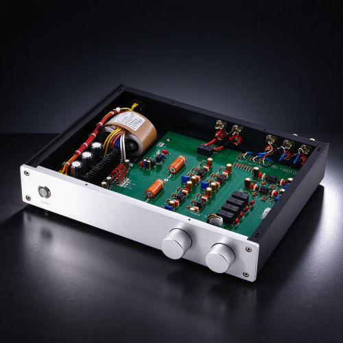 HIFI MBL6010D Stereo Preamplifier Base On classic Germany MBL6010 Preamp Circuit