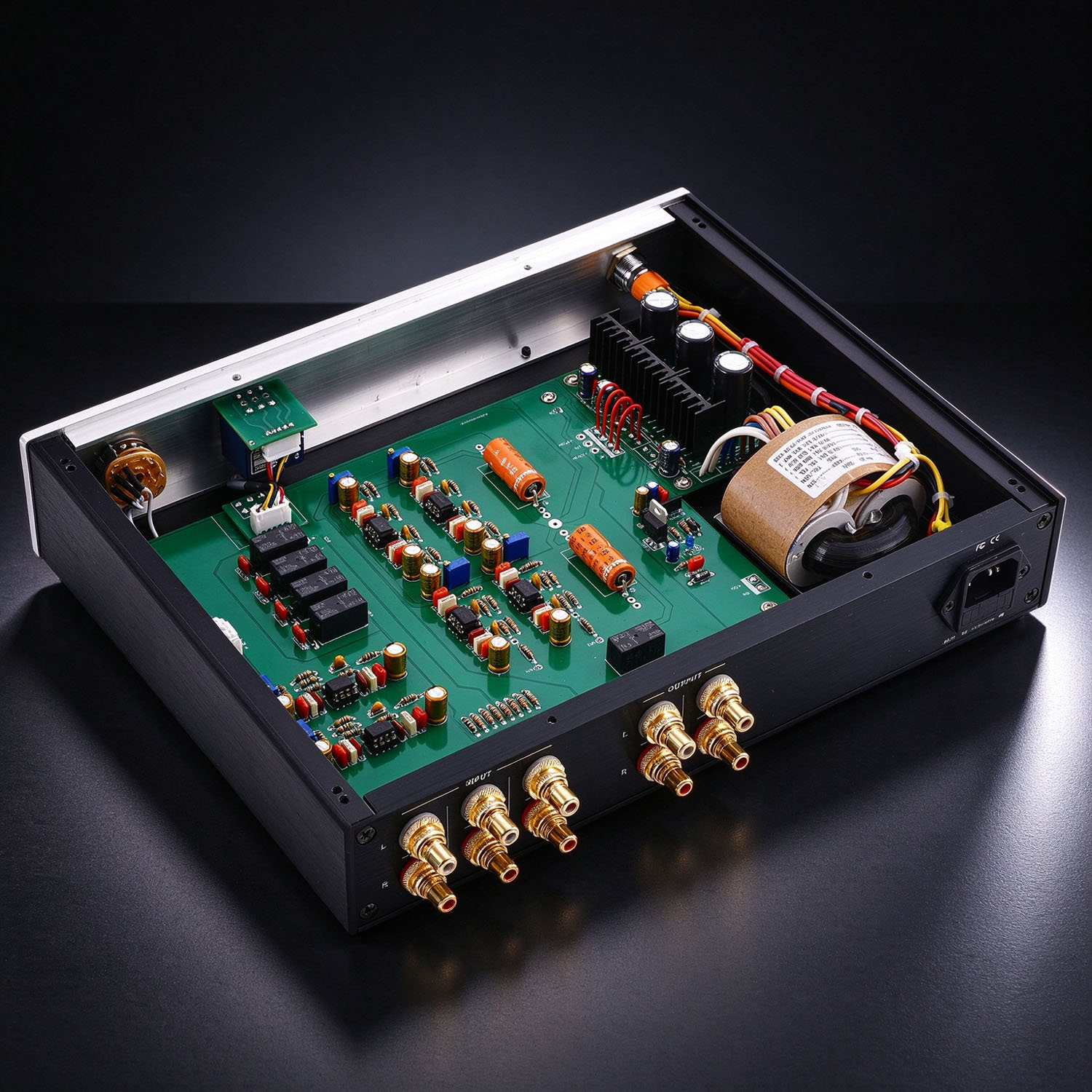 HIFI MBL6010D Stereo Preamplifier Base On classic Germany MBL6010 Preamp Circuit