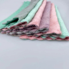 25x25cm microfiber cloth of 12pcs per pack