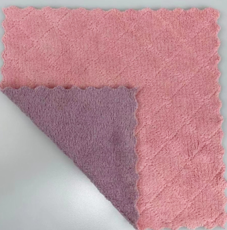 25x25cm microfiber cloth of 12pcs per pack