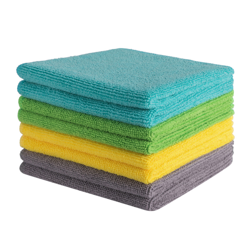 30x30cm microfiber cloth of 50pcs per pack